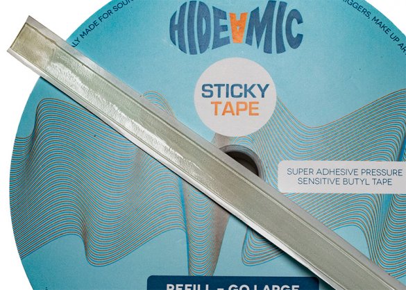 Hide-a-mic presure sentive Sticky Tape 20 meter x 12mm on roll