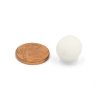 The Microphone foam for lavalier mics - SMALL, white - 10pack