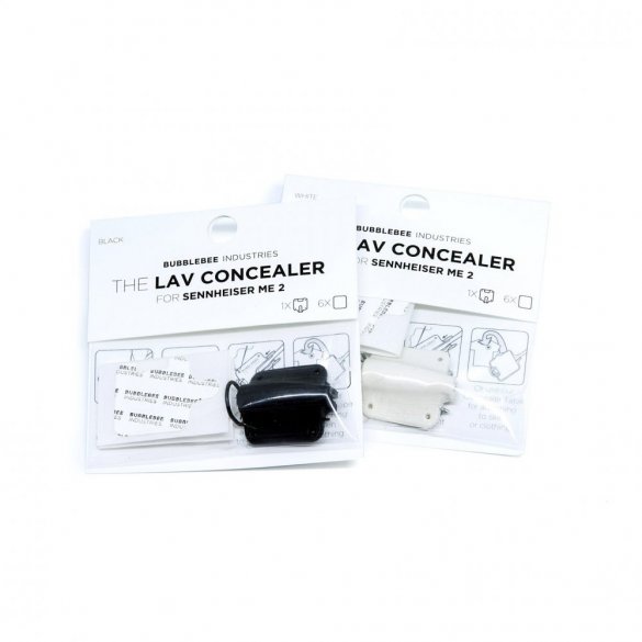 The Lav Concealer for Sennheiser ME 2 white