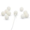 The Microphone foam for lavalier mics - MEDIUM, white - 10pack