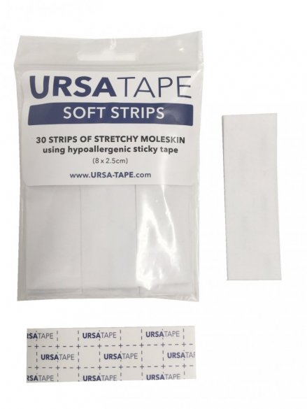 Soft Strips, 30x small strips - white