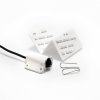 The Lav Concealer for Sennheiser ME 2-II white