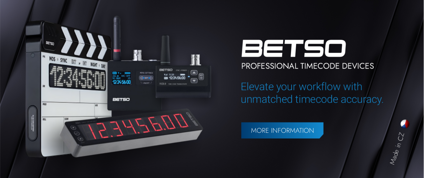 BETSO PROFESSIONAL TIMECODE DEVICES