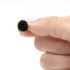 The Microphone foam for lavalier mics - SMALL, black - 10pack