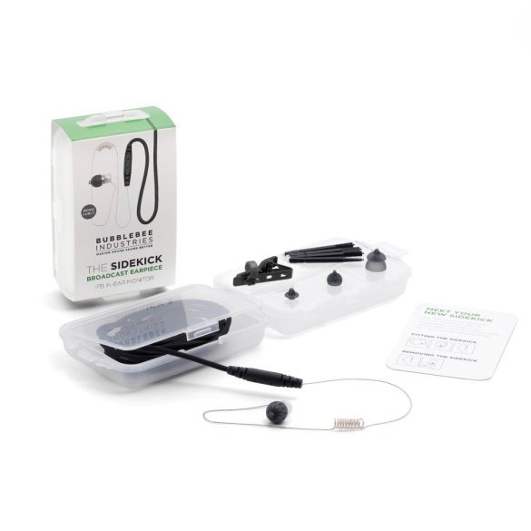 The Sidekick Broadcast Earpiece IFB In-Ear Monitor, Mono Curly