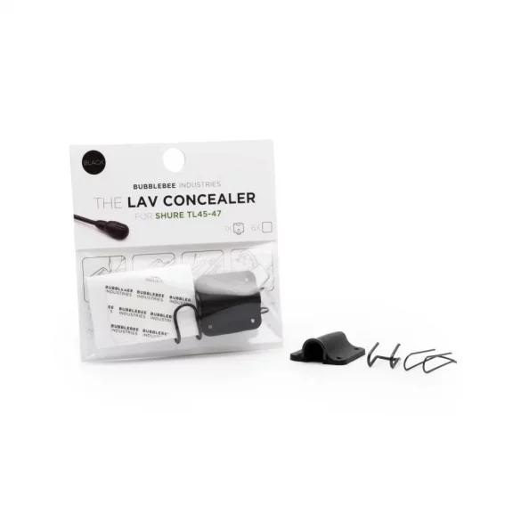 The Lav Concealer for SHURE TWINPLEX TL45-47, black
