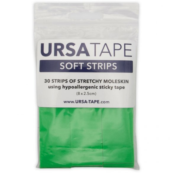 Soft Strips, 30x small strips - chroma green
