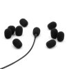 The Microphone foam for lavalier mics - XS, black - 10pack