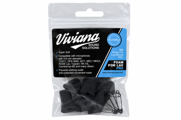 Foam For Lav Mount PRO Standard - black