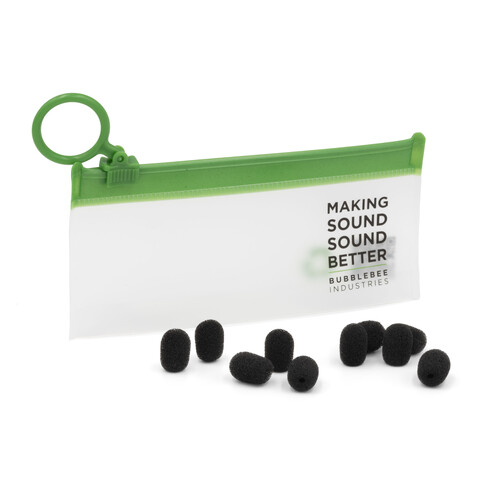 The Microphone foam for lavalier mics - XS, black - 10pack