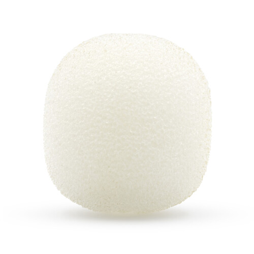 The Microphone foam for lavalier mics - LARGE, white - 5pack