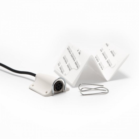 The Lav Concealer for Sennheiser ME 2 white