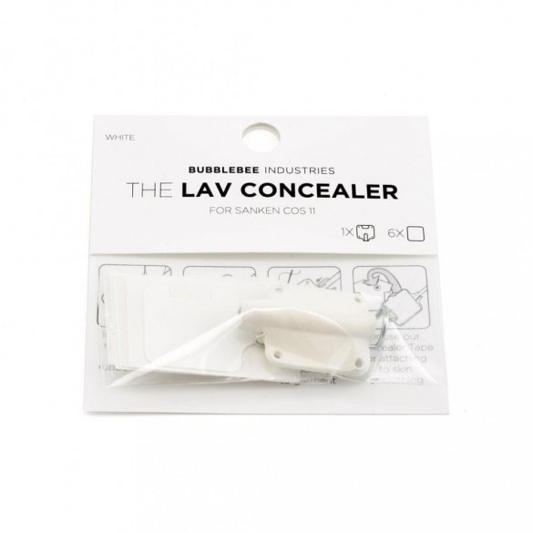 The Lav Concealer, Sanken COS-11, White (Single)