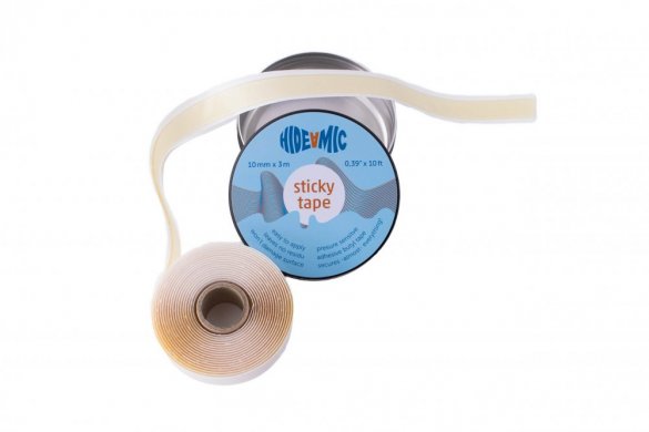 Hide-a-mic presure sensitive Sticky Tape 3m x12mm