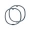 Pair of RAD-1 Hoops, Soft Firmness 62-Shore - Dark Grey